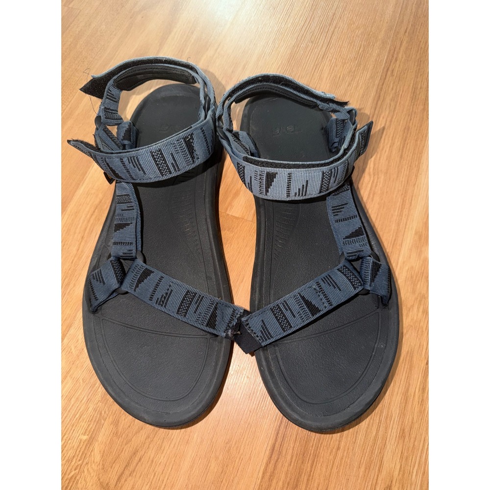 Teva Hurricane XLT2 Mens Sandals Gray Black Geometric Strappy Sport Hiking 12